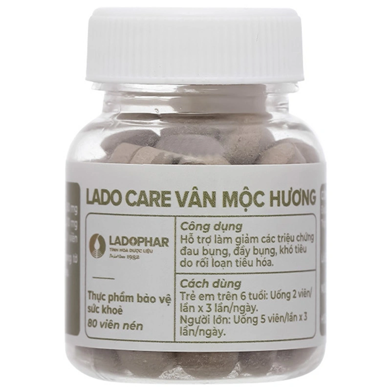 Lado Care Vân Mộc Hương lọ 80 viên - 1